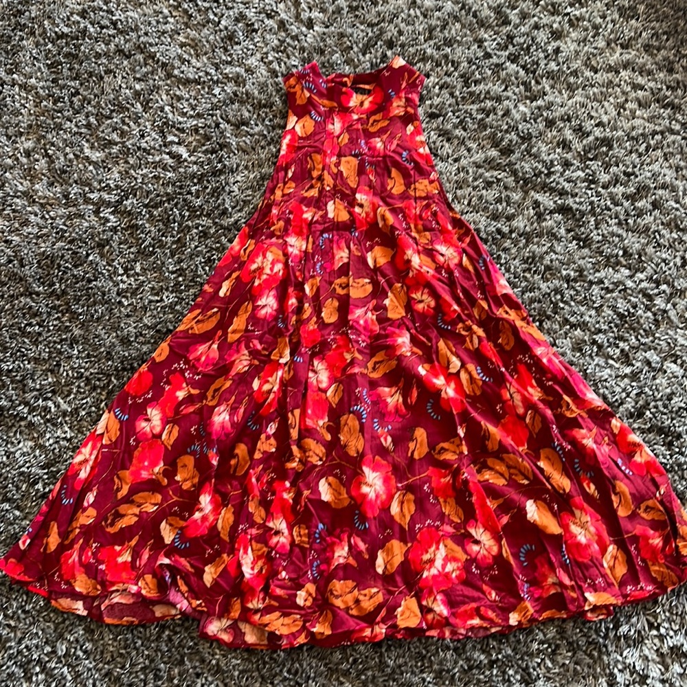 intimately free people red print dress